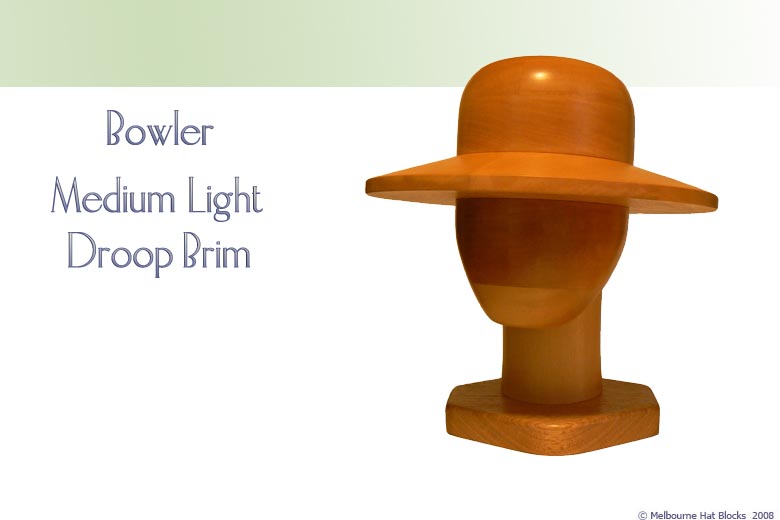 Bowler + Medium Light Droop
